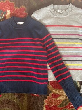 Two La Ligne x Target Striped Sweaters S